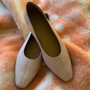 Everlane Blush Pink Leather Tapered Day Glove Ballerina Flats
